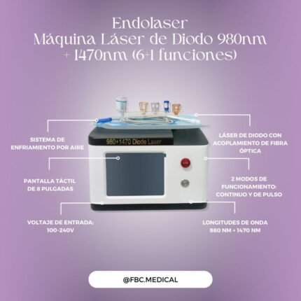 Endolaser 980nm+1470nm 6en1