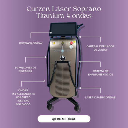 Curzen Laser 2en1 Soprano Titanium