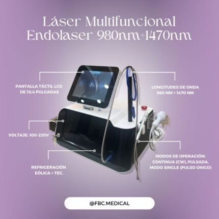 Endolaser 980nm+1470nm Multifuncional